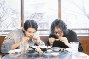 BE:FIRST・LEO、作家・燃え殻(撮影/矢島泰輔)