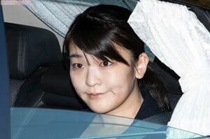 博物館に出勤するため、赤坂を出られた眞子さまは少しお疲れぎみだった（2月5日）