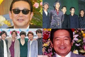 左上から時計回りにタモリ、SMAP、草野仁、嵐
