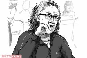 リンちゃん殺人事件の渋谷恭正被告（イラスト/スヤマミヅホ）