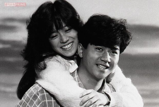 映画『愛、旅立ち』で共演した中森明菜と近藤真彦