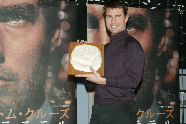 '04年10月、『コラテラル』で来日したトムは、“ハンド・プリント・セレモニー”に参加した