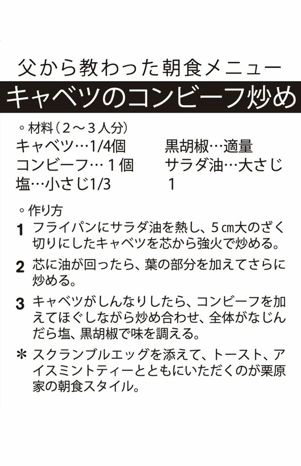 【レシピ】キャベツのコンビーフ炒め（父から教わった朝食メニュー）