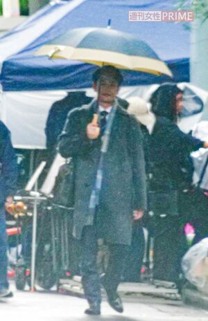 2025年10月下旬、日曜劇場『ザ・ロイヤルファミリー』ロケに参加した妻夫木聡