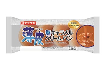 発売中の『薄皮塩キャラメルクリームパン』（公式サイトより）