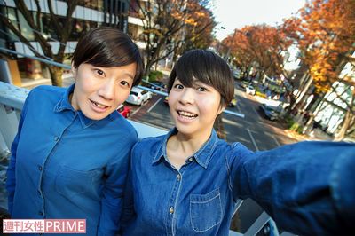 写真左からAマッソの村上、加納 撮影/佐藤靖彦