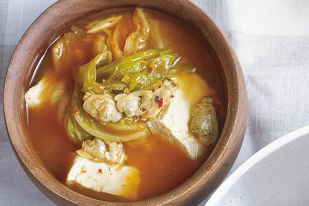 豆腐キムチスープ　撮影／中野博安