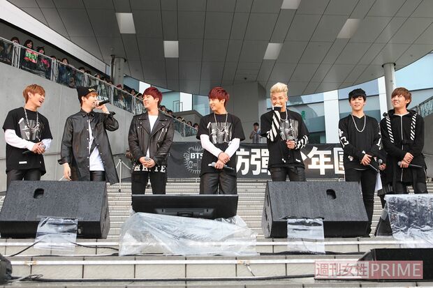 2014年6月に行われた防弾少年団（BTS）の日本デビューイベント
