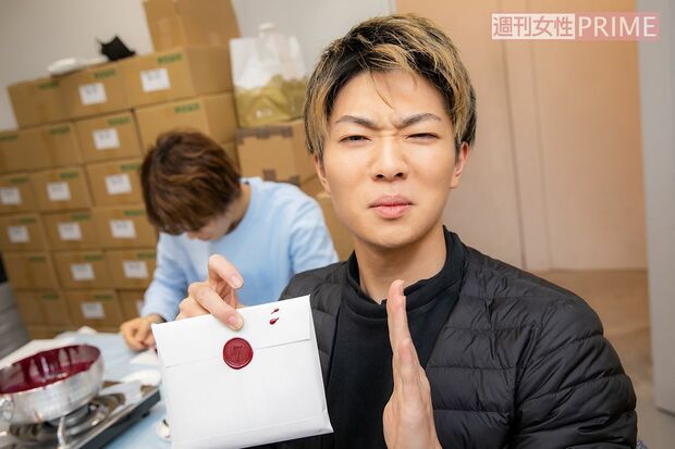 簡単に見えて、すごく難しい!!　うまく押せるようになるまで苦労しました　撮影／矢島泰輔