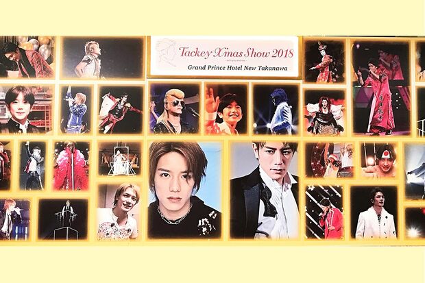 このパネル前でお見送りが行われた／筆者撮影