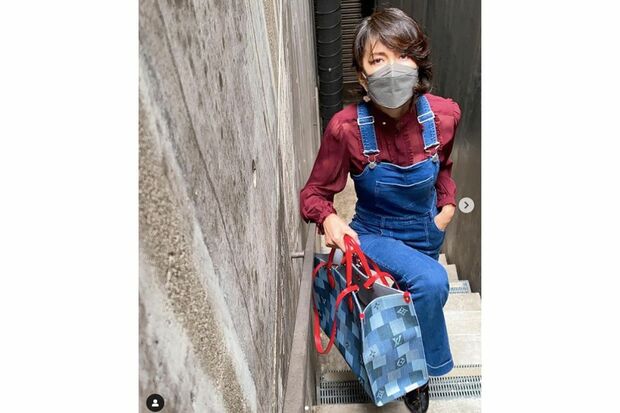 『限定 オルイ・ヴィトン×「フォルナセッティ」コレクションオンザゴー GM デニムモノグラム』推定価格約40万円（画像は公式インスタグラムより）