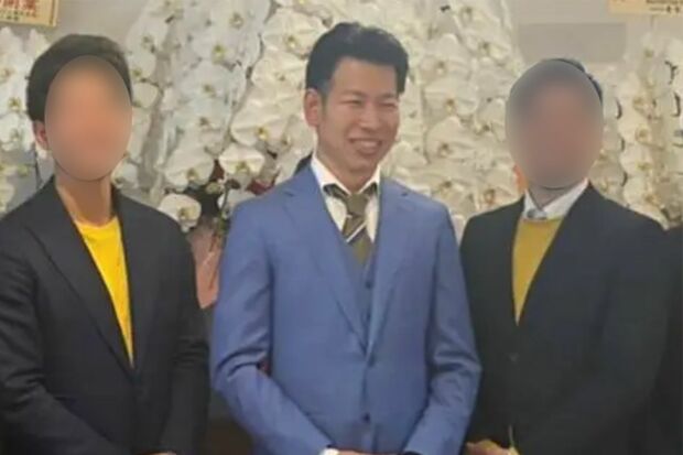 堂々と振る舞う森野容疑者（関係会社の紹介画像より）