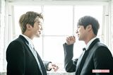 RM（左）とJIN（右） 撮影／週刊女性写真班