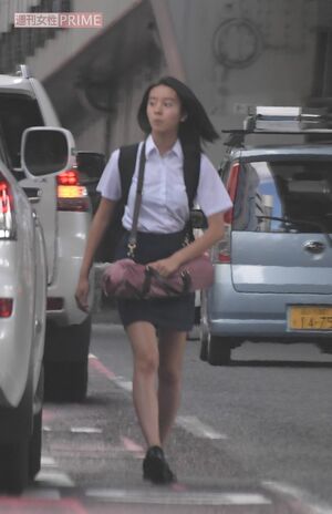 2018年、インターナショナルスクールに通う、モデルデビューした頃の15歳のKoki,