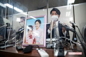 亡くなった松永さんの妻・真菜さんと娘の莉子ちゃん