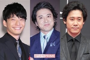 左から星野源、ムロツヨシ、大泉洋
