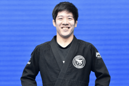 トライフォース浅草橋ヘッドインストラクーの柔術クラスで技の指導にあたる山田秀之さん