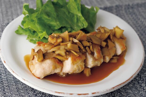 鶏肉のまいたけソテー