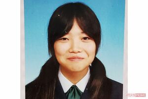 中学時代の橋本志穂容疑者（同級生提供）