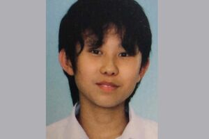 中学時代の岡庭容疑者。当時は岡庭吾義土という名前だったが通り魔事件後に改名した