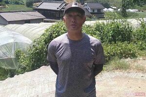 被害を受けた梨農家の佐々木浩喜さん