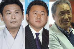 「好き」な元力士タレントランキング!左から貴乃花光司、舞の海秀平、北の富士勝昭((C)産経新聞社)