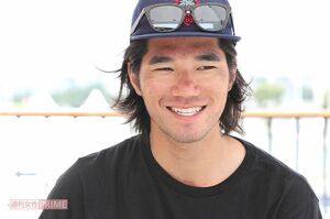 プロスケートボーダーの瀬尻稜