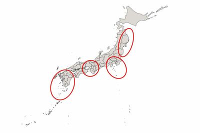 6月の警戒エリアピンポイント予測マップ