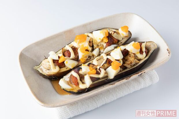 照り焼きなすボート（撮影／矢島泰輔）