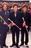 成人式での一枚。左から城島茂、岡田准一、大野智
