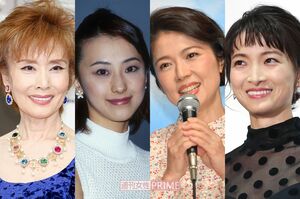 写真左から小柳ルミ子（劇団での芸名は夏川るみ）、紺野まひる、純名里沙、野々すみ花