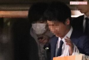 マスク姿の知念侑李（2018年元旦初詣）