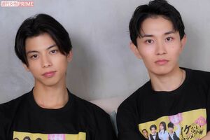 (左から)倉須洸と石津我聞