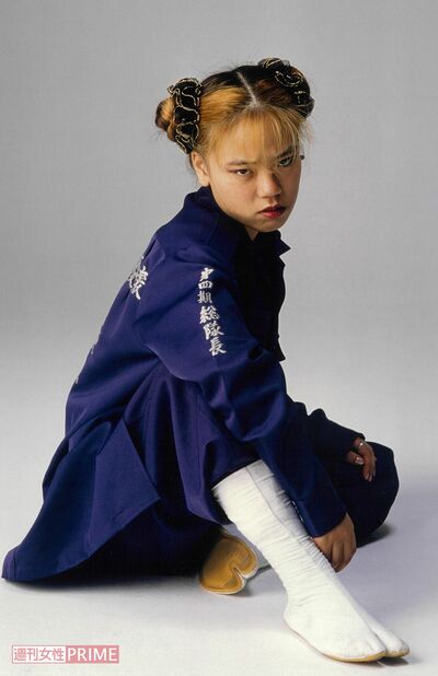 雑誌のスタジオ撮影で