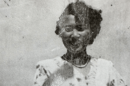 祖母の輝子さん。「戦後すぐの解放感がすごい」と北原さん。