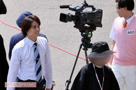 ドラマ『だが、情熱はある』撮影中の高橋海人