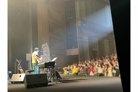 山崎まさよしが公式Xに投稿した神奈川県座間市で行われたツアーの様子