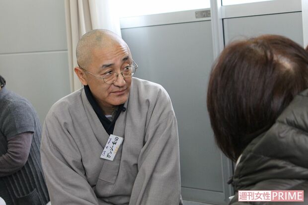 '12年2月23日、石巻の仮設住宅で