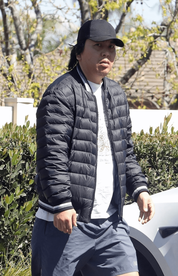 「太った?」水原一平の近影(写真:Backgrid/アフロ)