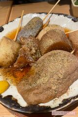 かつおのだしがきいた静岡のおでん。具が大きくて食べ応えも十分！