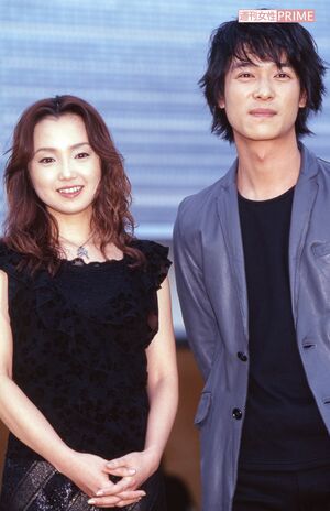 ドラマ『婚外恋愛』で主演を務めた永作博美('02年)