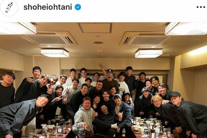 2023年のWBCでは焼き肉店で日本代表の決起会が行われた(大谷翔平のインスタグラムより)