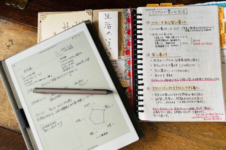 いろいろ書き留めているじぶん会議ノートと老い支度ノート