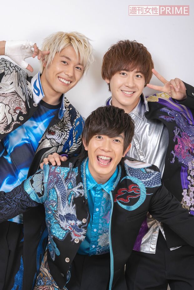 （左から）勇翔、田村侑久、土田拓海　撮影／佐藤靖彦