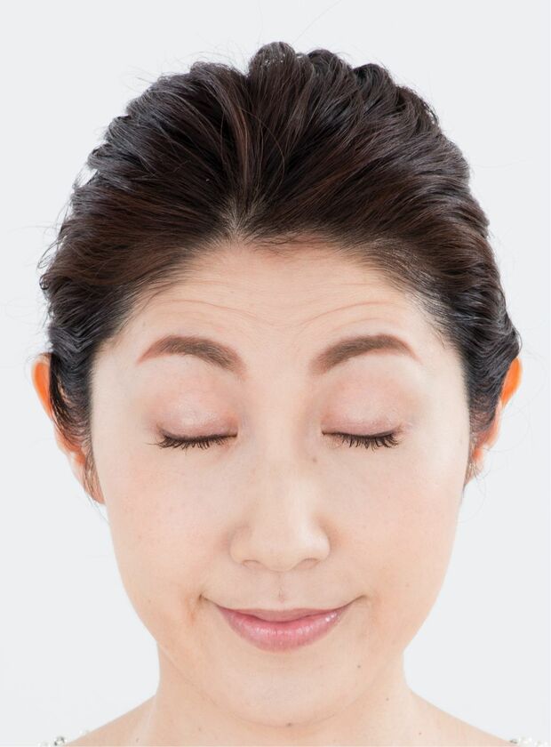 パッチリ二重になる顔筋体操の①