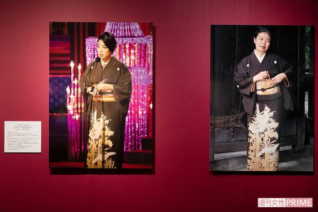 日本アカデミー賞最優秀助演女優賞に代理出席した也哉子。希林さんの形見の着物で登壇した　撮影／齋藤周造