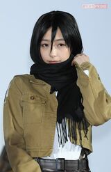 2019年、『進撃の巨人展』イベントにコスプレで登場した宇垣美里