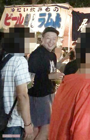 '19年、都内の秋祭りに参加した荒川良々