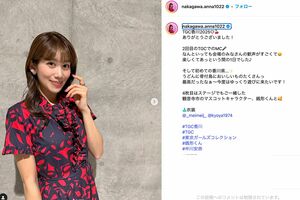 TGC香川2025でMCを担当した中川杏奈アナ（公式Instagramより）