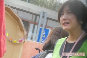 役員として次男の文化祭に参加していた広末涼子（'18年10月）